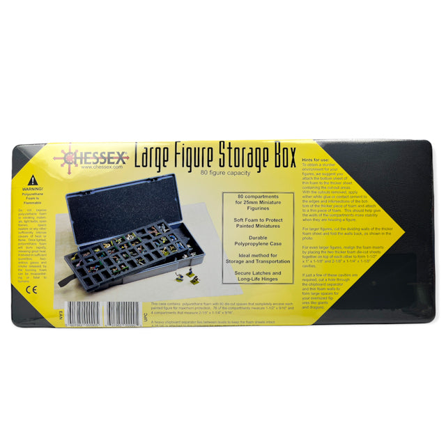 CHX 02850 Figure Storage Box (L) for 25mm Humanoids