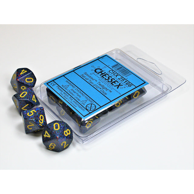 CHX 25166 Speckled Twilight Set of Ten d10s