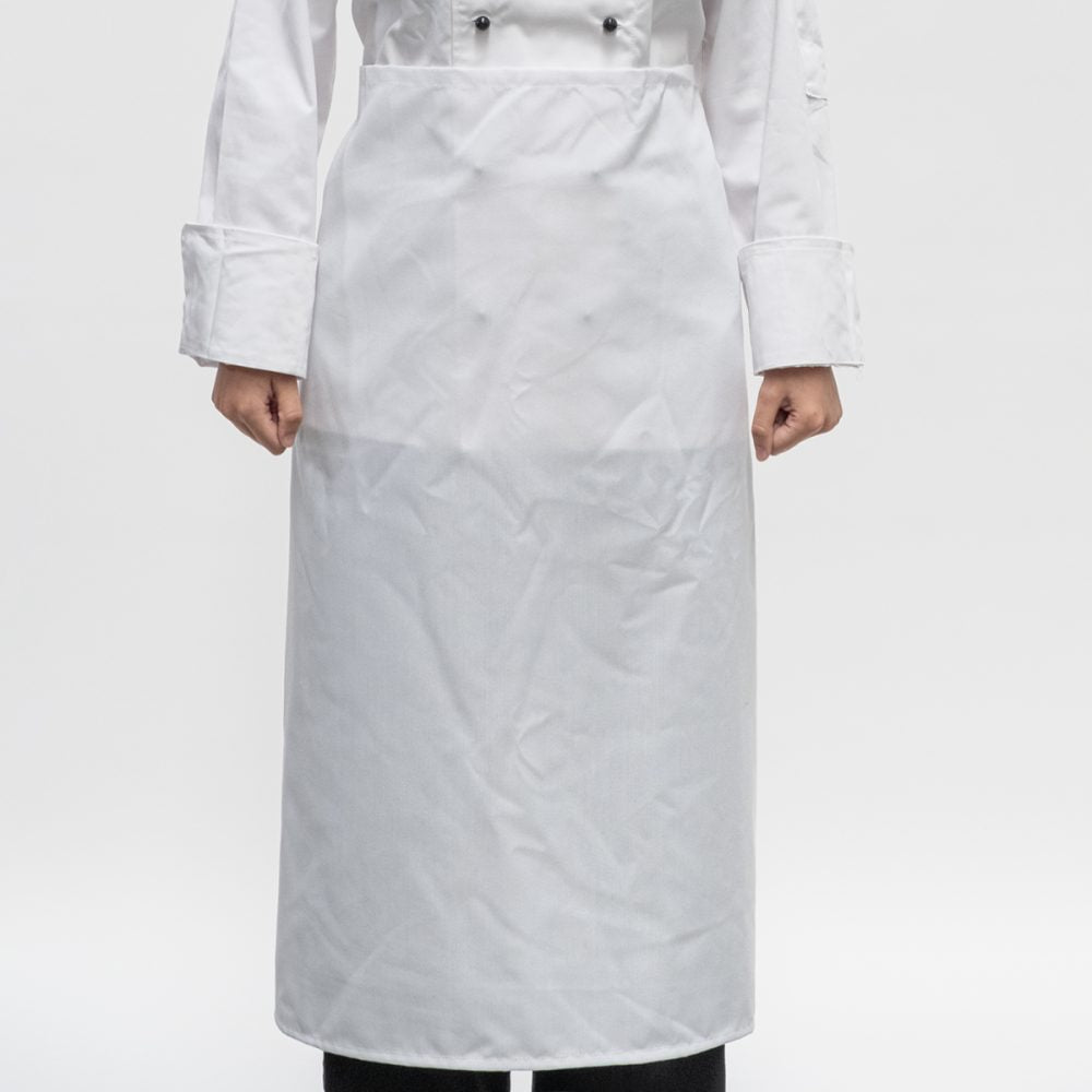 Apron - Café White no Pocket (87cm)