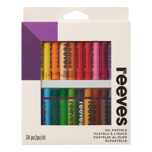 Reeves Oil Pastel Sets - Set of 24