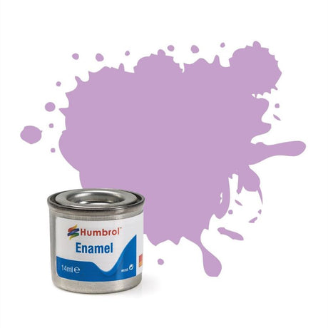 Set of 6 Humbrol Violet Enamel Paint tinlets, 14ml each, perfect for vibrant finishes on various surfaces.