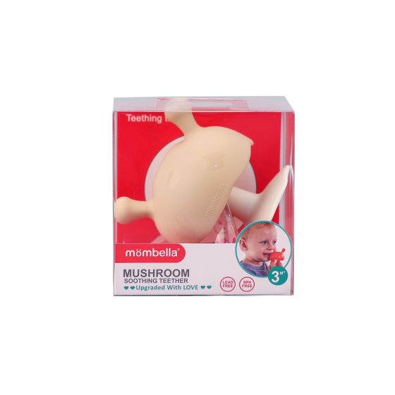 Mushroom Teether - Beige - Mombella