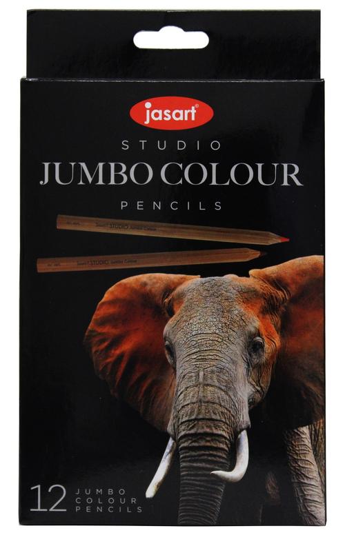 JASART STUDIO JUMBO COLOUR PENCIL ASSORTED -