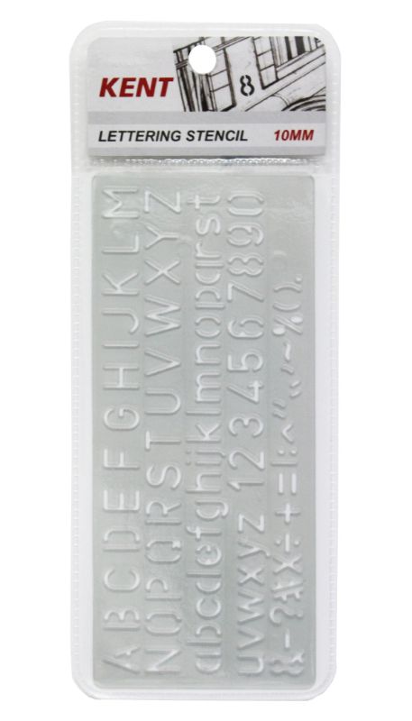 Kent Lettering Stencil 50mm