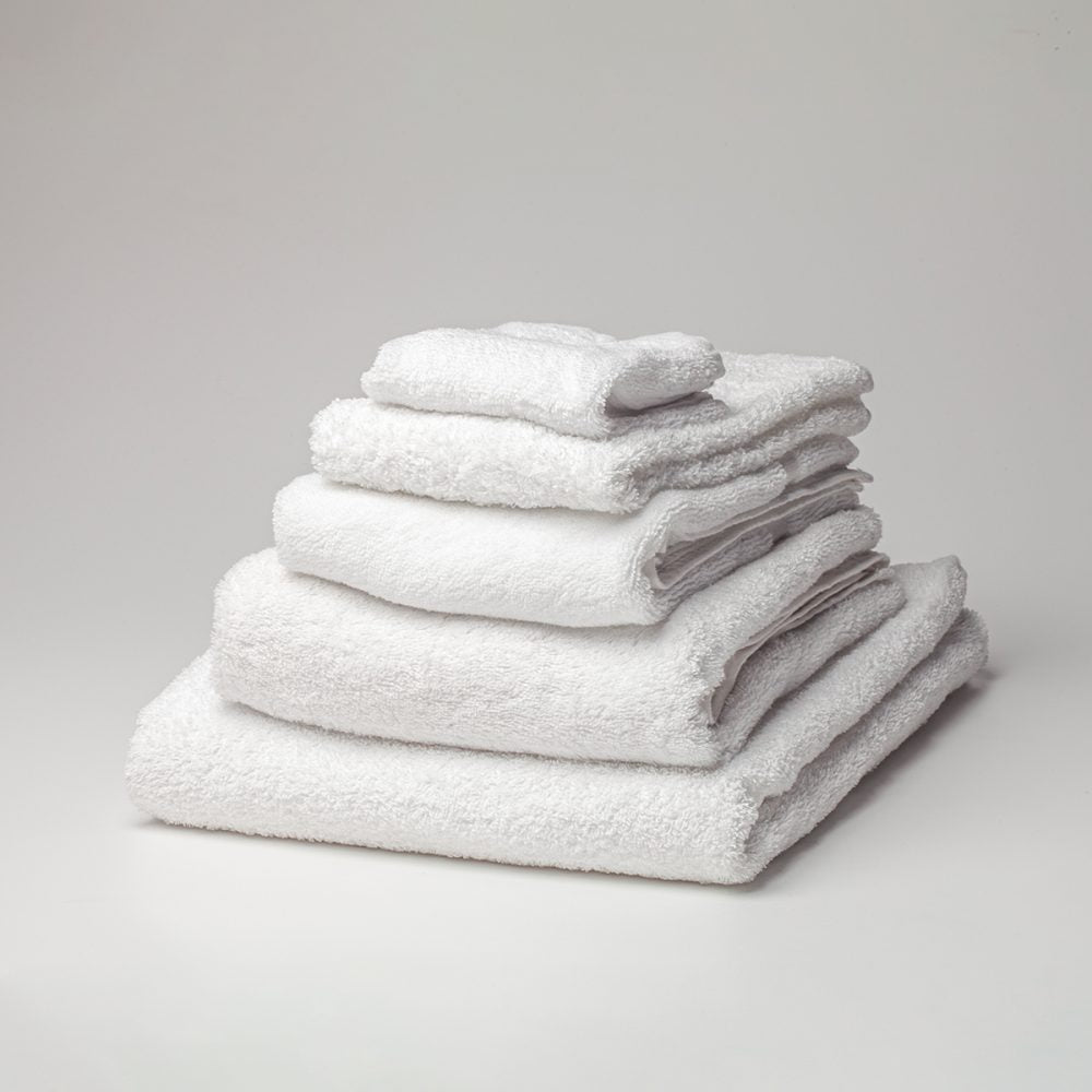 Spa Towel - Weavers Cardiff Towelling (White)