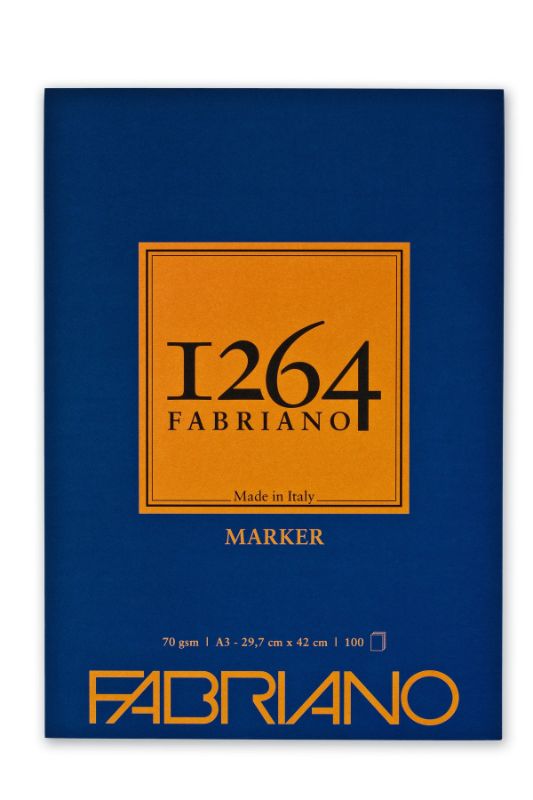 Fabriano 1264 Marker Pad 70gsm A4 100 Sheets