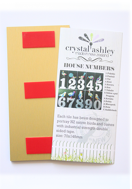 Letter Box Numbers - House Number - 'A'