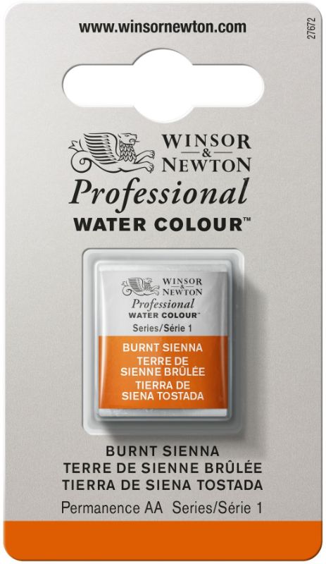 WINSOR & NEWTON PROFESSIONAL WATERCOLOUR HALF PAN Aliz Crimson 004 S1