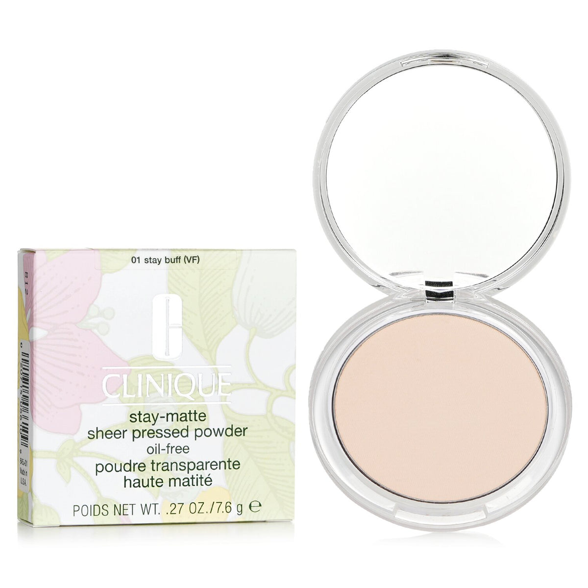 Clinique - Stay Matte Powder Oil Free - No. 01 Stay Buff - 7.6g/0.27oz