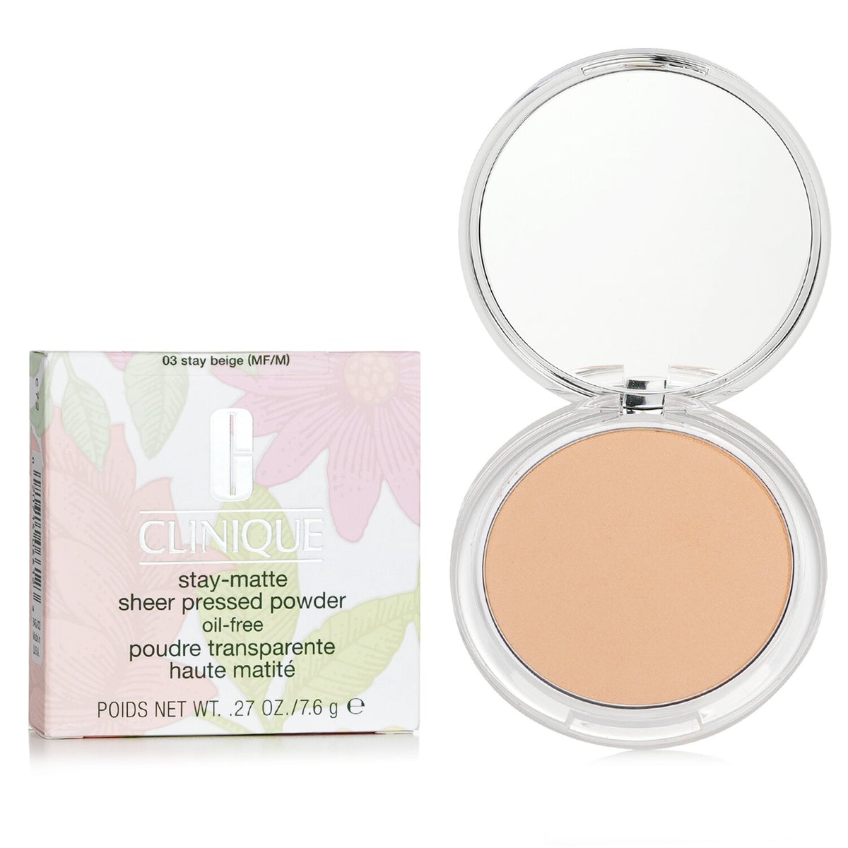 Clinique - Stay Matte Powder Oil Free - No. 03 Stay Beige - 7.6g/0.27oz