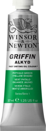 Winsor & Newton Griffin Alkyd Oil Colour 37ml - Phthalo Green (522)