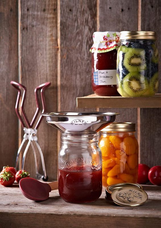 Kilner Stainless Steel Easy Fill Funnel Silver