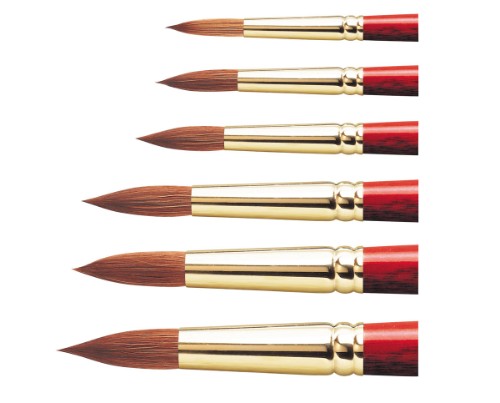 Winsor & Newton Sceptre Gold II Brushes Series 101 Round - Size 0