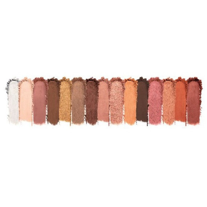 15-color LA Girl Pro Shadow palette featuring matte and shimmer shades in neutrals, jewel tones, and pastels.