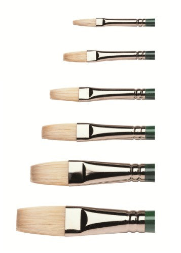 Winsor & Newton Winton Hog Brushes Long Flat - Size 3