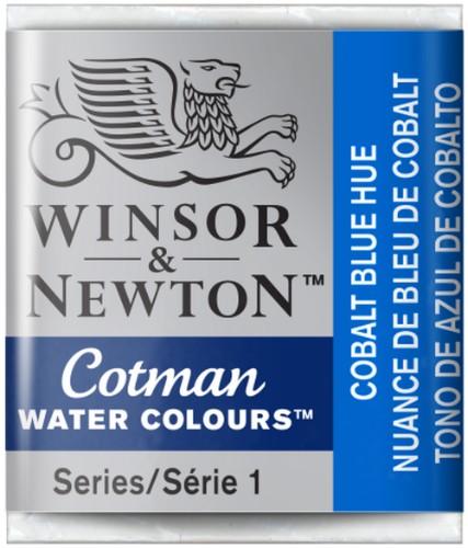 Winsor & Newton Cotman Water Colour Half Pan - Intense Green (329)