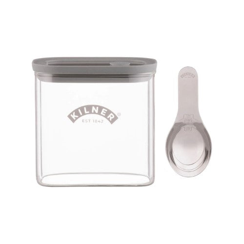 Fresh Storage Spice Jar with Spoon - Kilner (700ml)