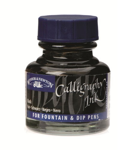 Winsor & Newton Calligraphy Inks 30ml - Black (Matt) (030)