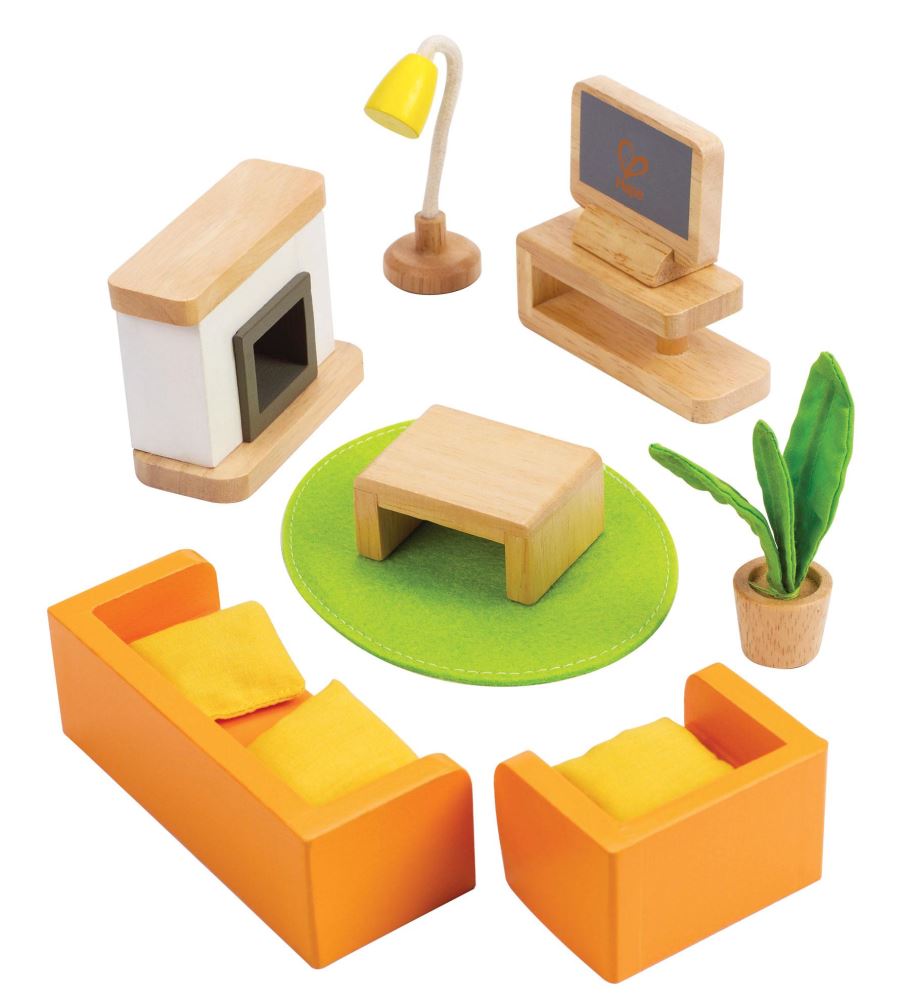 Wooden Doll House Furniture - Living Room - Hape