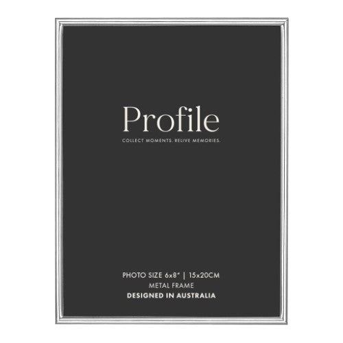 Profile - Habitat Silver Metal Photo Frame - 3.5x5in (9x13cm)