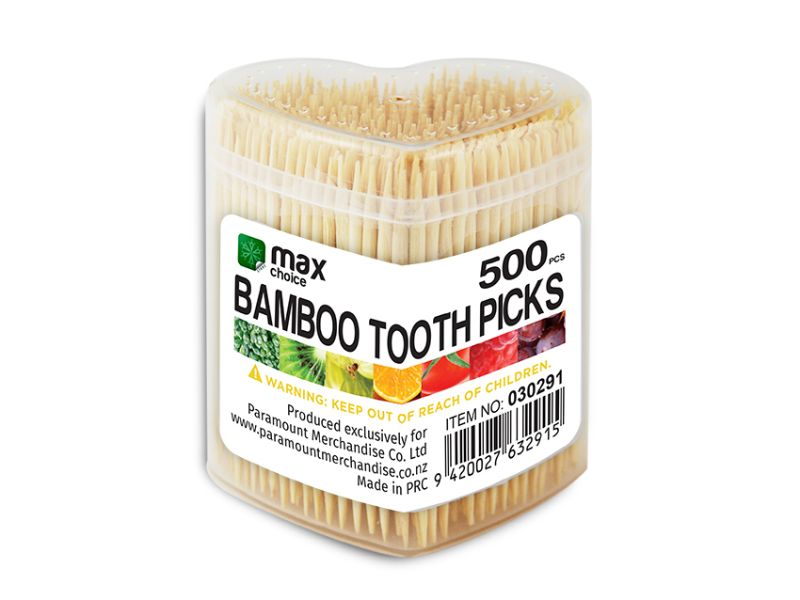 Bamboo Tooth Picks - Max Choice (12000pcs)