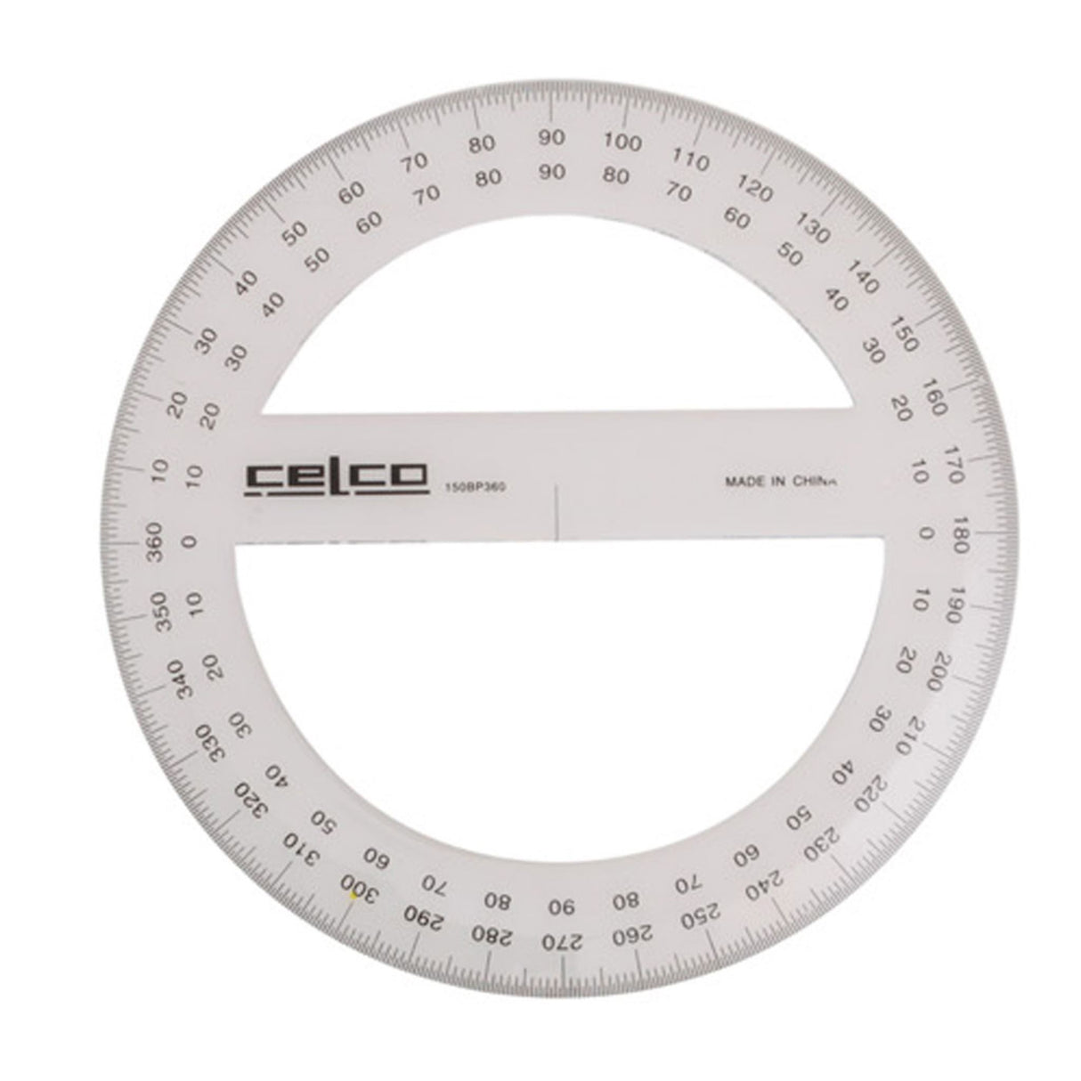 Celco Protractor 15cm 360deg