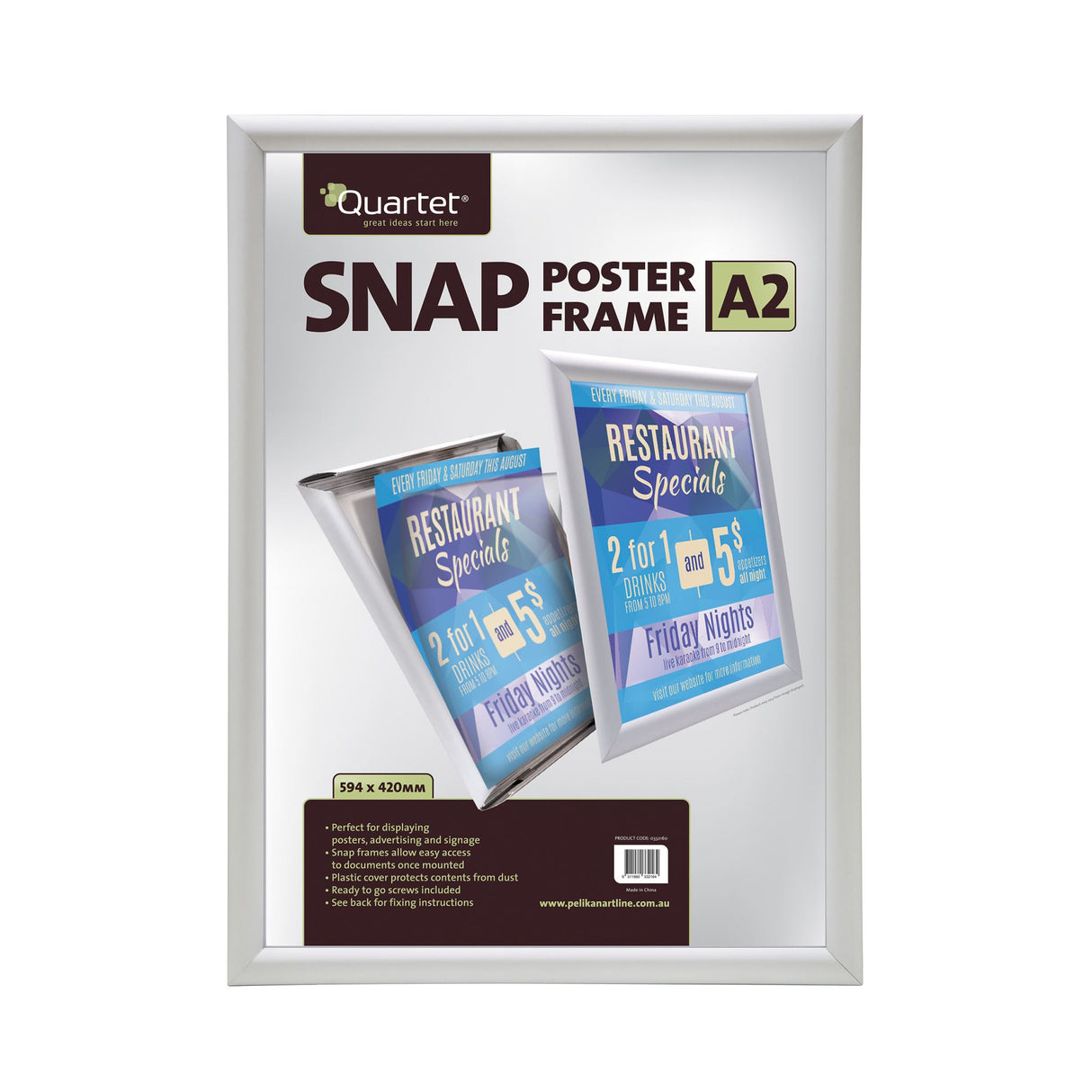 Quartet Instant Poster Frame A2 25mm