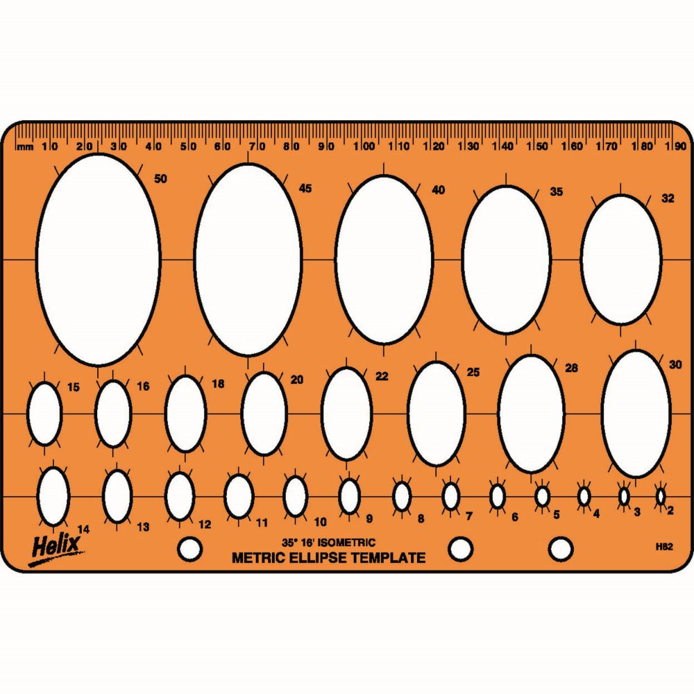 Helix Ellipse Template