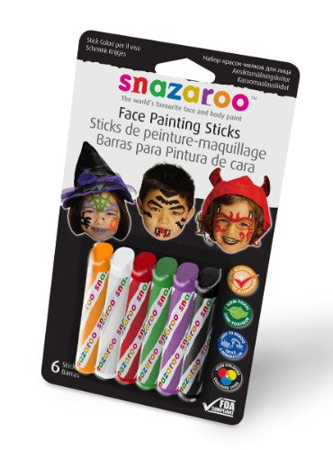 Snazaroo Facepaint Sticks - Halloween