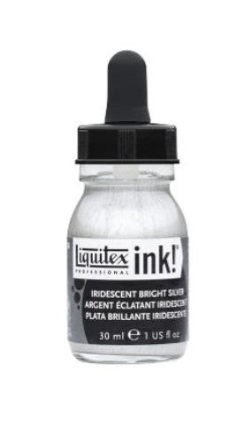Liquitex Acrylic Inks - Iridescent Bright Silver 236 30ml