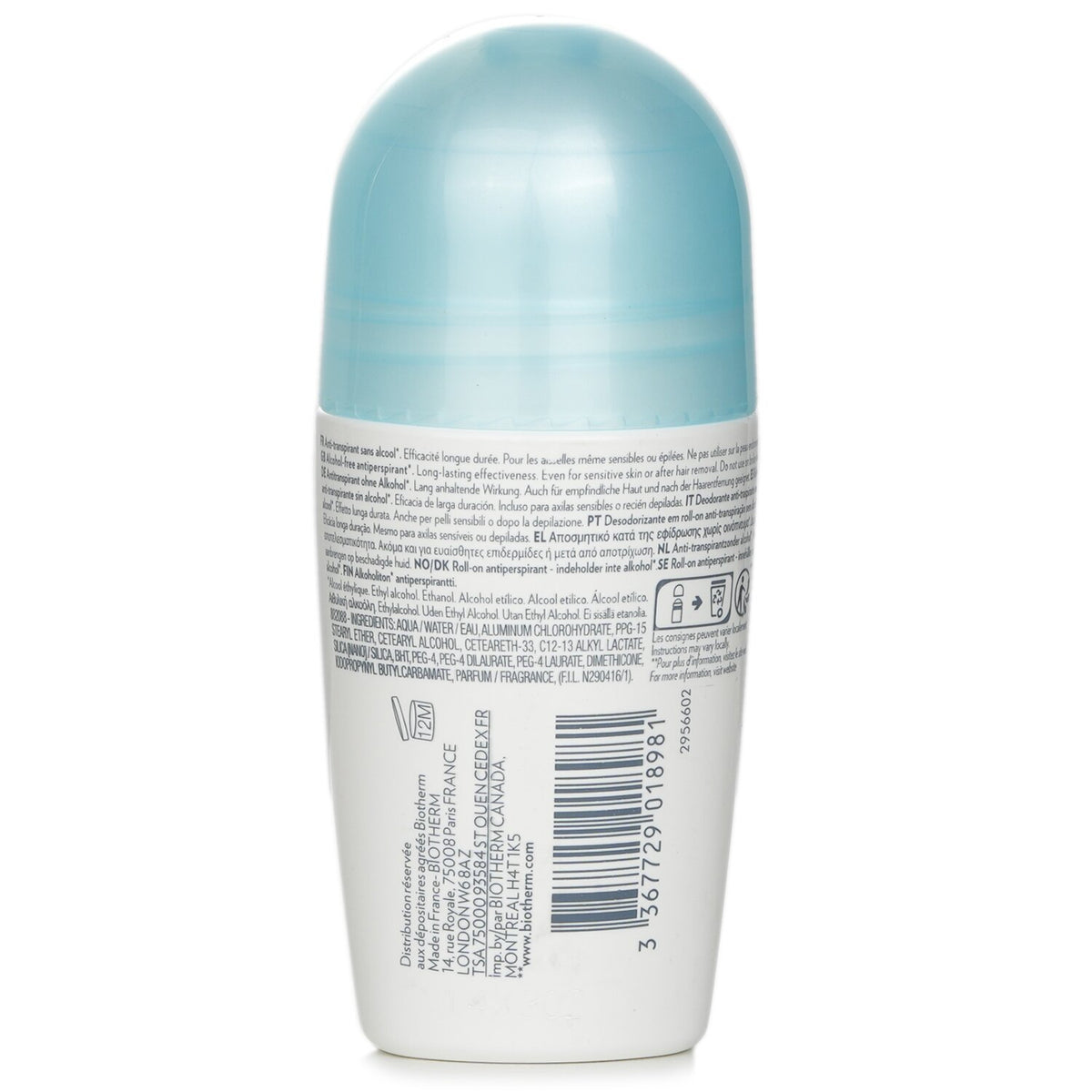 Biotherm - Deo Pure Antiperspirant Roll-On - 75ml/2.53oz