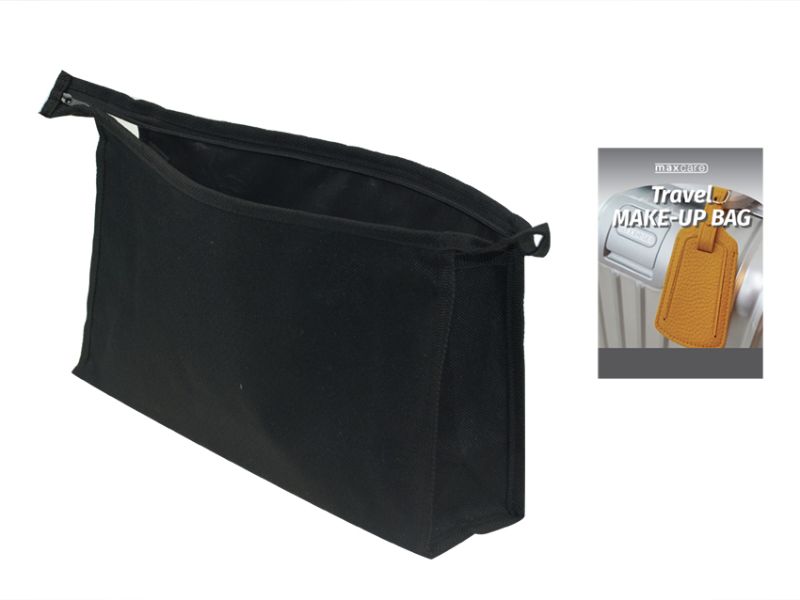 Travel Toiletry Bag - Black 30cm (12 Units)