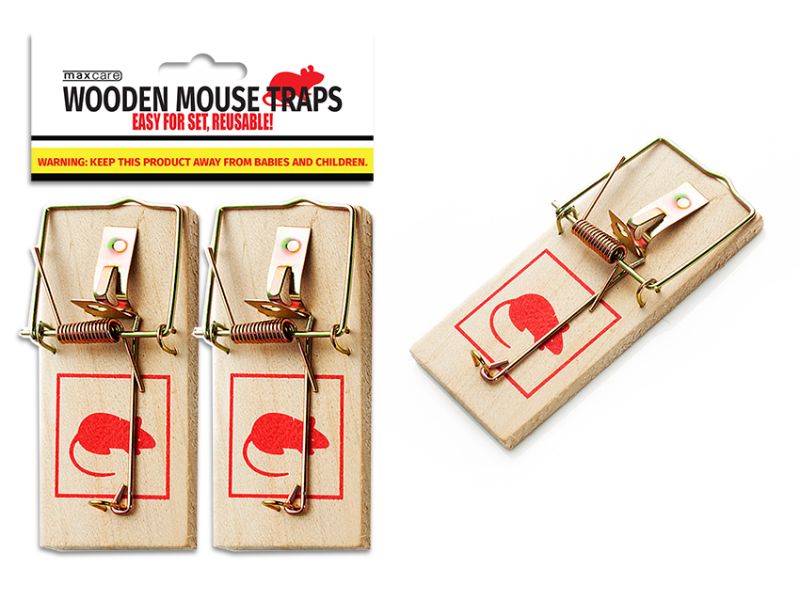 Mouse Traps - Wooden (24pcs)