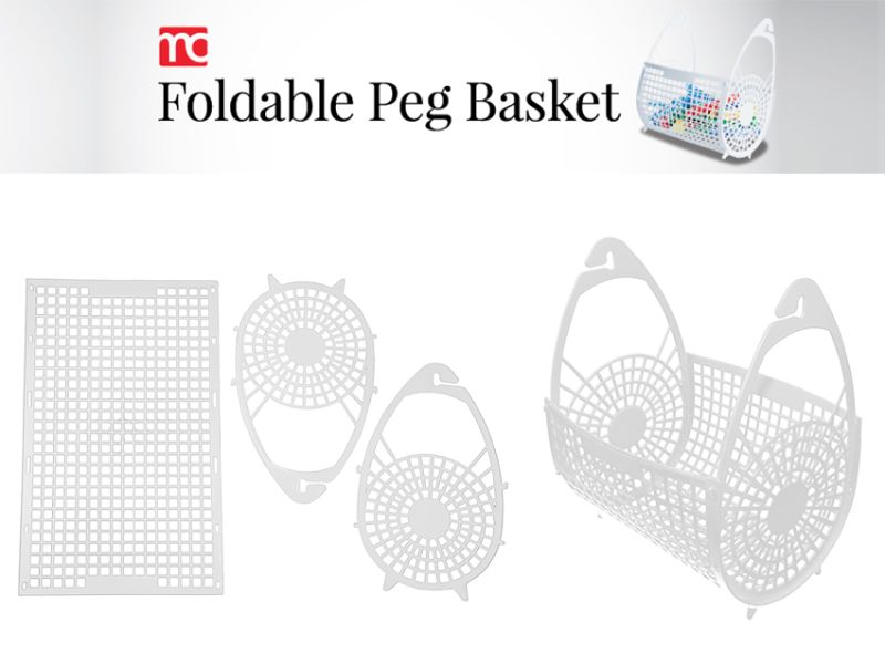 Peg Basket - Foldable (24 Units)