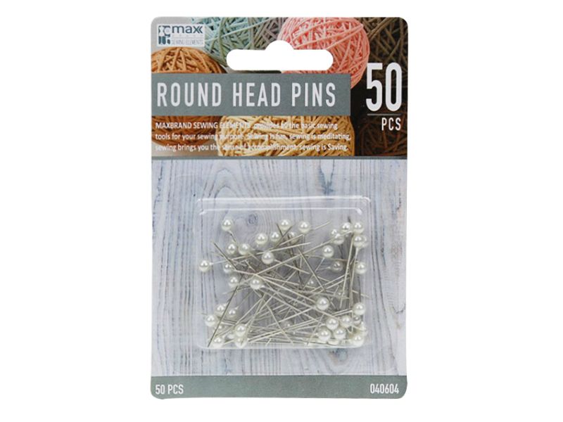 Round Head Pins (600pcs)
