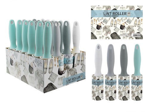 Lint Roller - 5m 40 Sheet (Set of 24 Asstd)