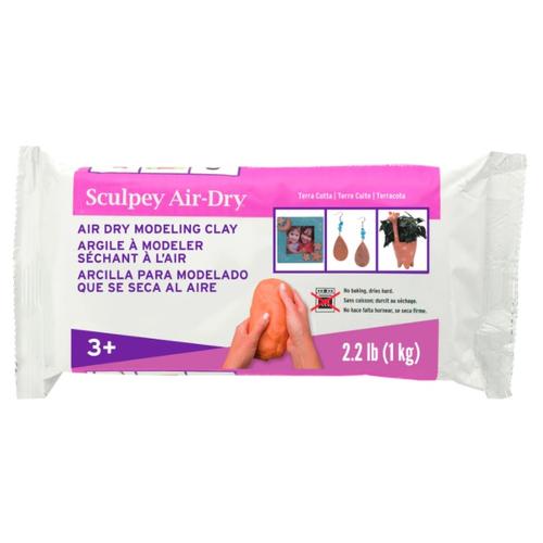 MODEL AIR DRY CLAY - SCULPEY 1KG TERRACOTTA AD2222T