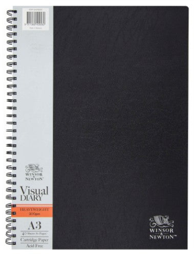 Winsor & Newton Visual Diaries - Wire Bound Heavyweight A3 200gsm