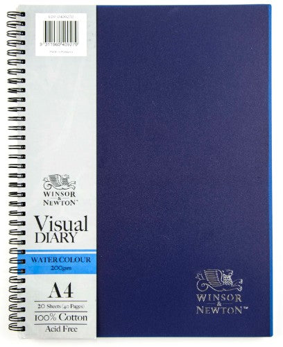 Winsor & Newton Visual Diaries - Wire WaterColour A4 200gsm
