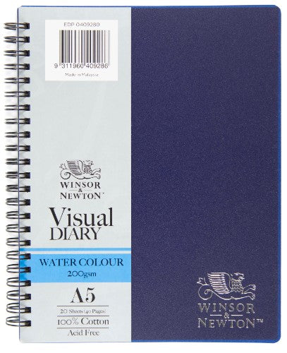 Winsor & Newton Visual Diaries - Wire WaterColour A5 200gsm