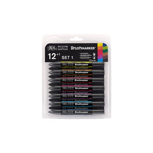 Winsor & Newton BrushMarkers Sets - Set 12 Vibrant