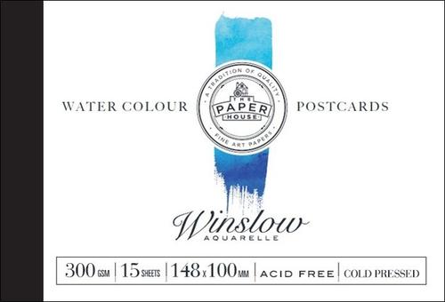 Watercolour Postcards - The Paper House Winslow (148 x 100mm)