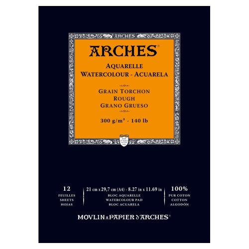 Arches Water Colour Pads - Rough 300gsm A4