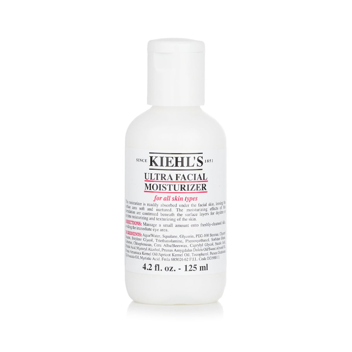 Kiehl's - Ultra Facial Moisturizer - For All Skin Types - 125ml/4.2oz