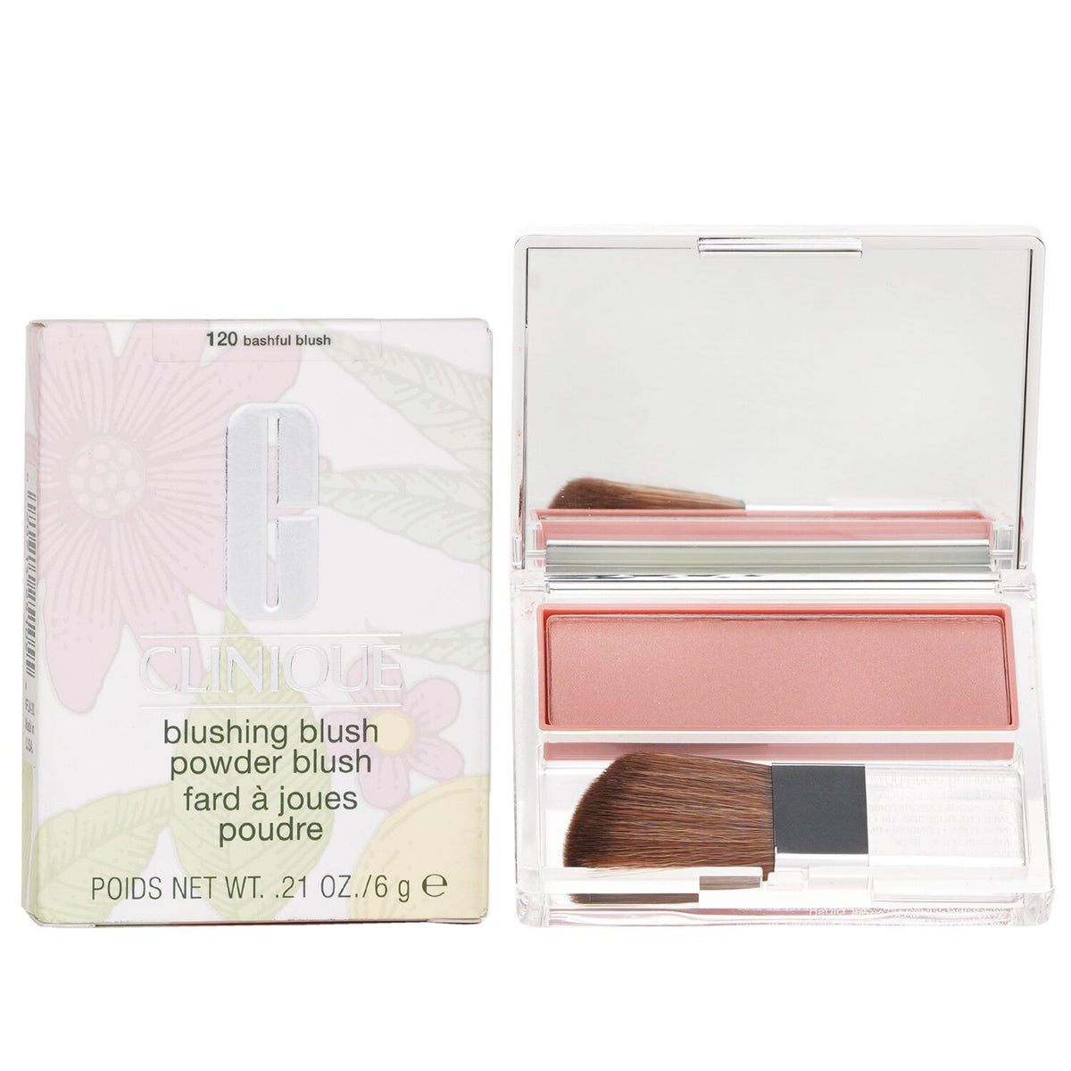 Clinique - Blushing Blush Powder Blush - # 120 Bashful Blush - 6g/0.21oz
