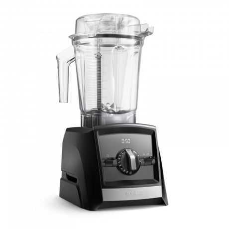 Vitamix A2500i High-Performance Blender in Black with advanced technology and three program settings for versatile blending.