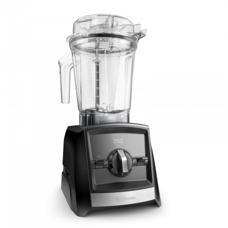 Vitamix ASCENT A2300i High-Performance Blender in black with advanced speed control, wireless connectivity, and easy clean design.