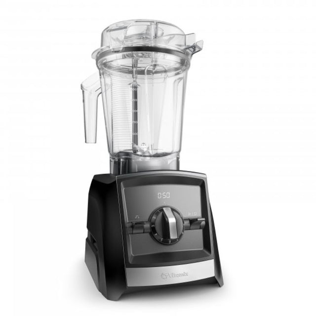 Vitamix ASCENT A2300i High-Performance Blender in black with advanced speed control, wireless connectivity, and easy clean design.