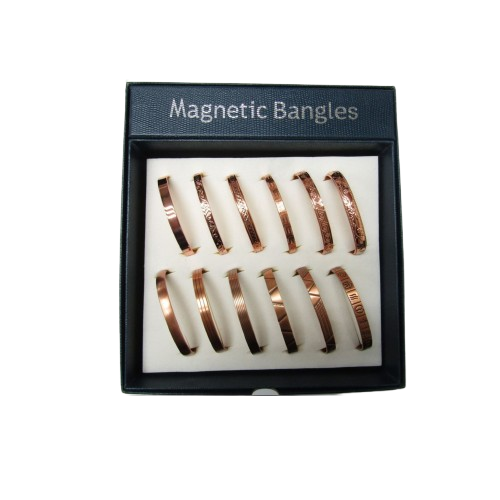 Magnetic Copper Bangle Display Version 2 - 12pcs