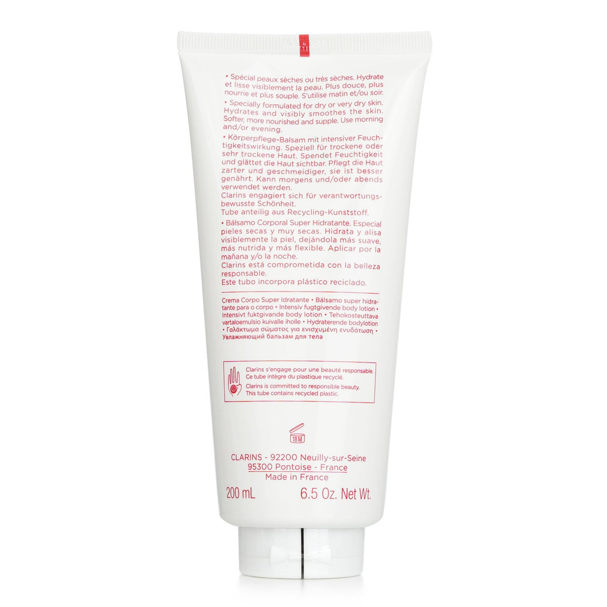 Clarins - Moisture Rich Body Lotion with Shea Butter - For Dry Skin - 200ml/7oz